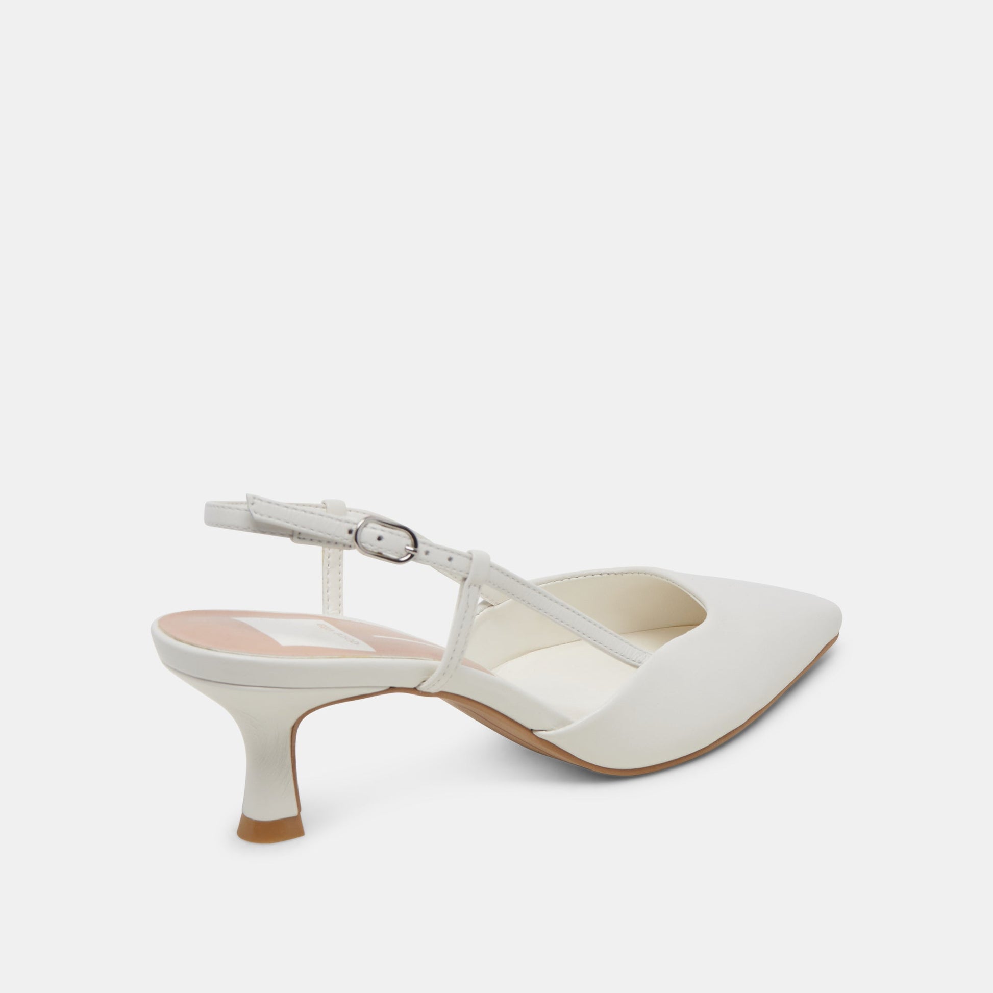 Odela White Leather Heels Dolce Vita