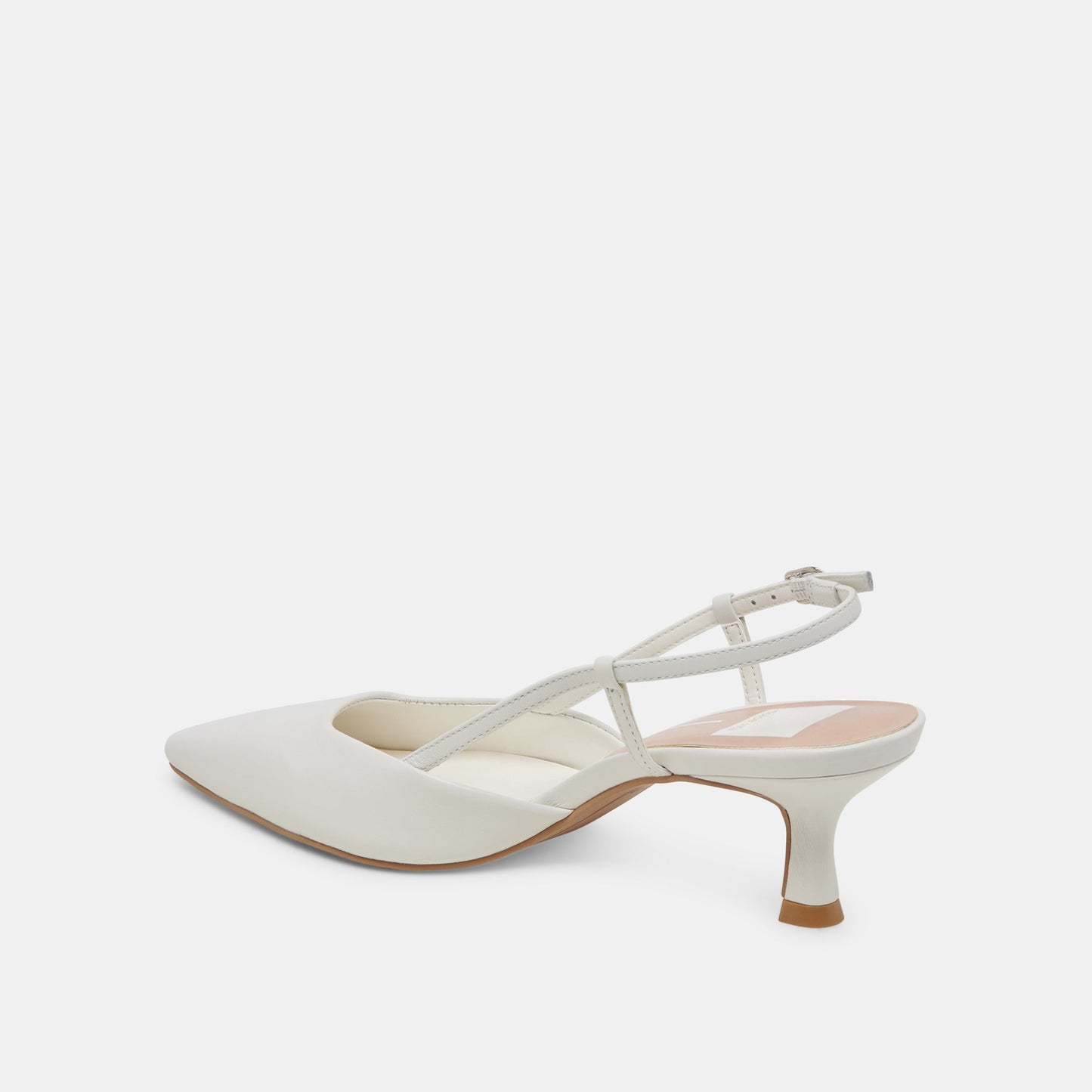 Odela White Leather Heels Dolce Vita