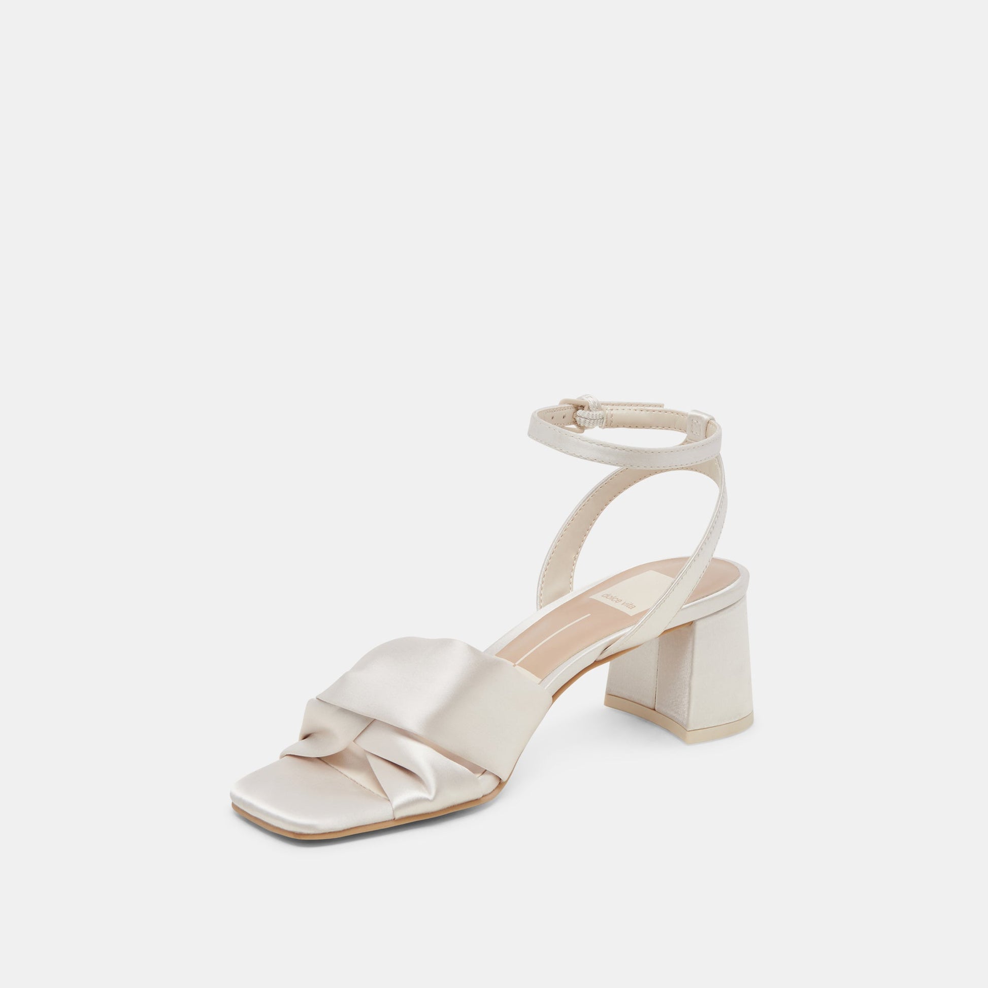 Brenna Ivory Satin Heels Dolce Vita