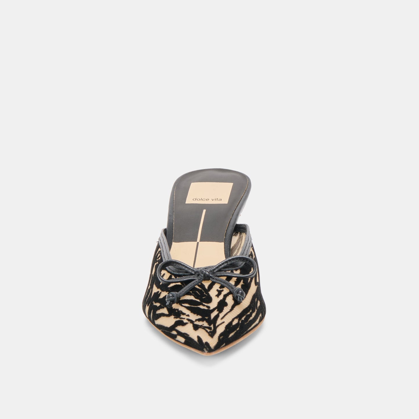 Cleo Zebra Velvet Mesh Heels Dolce Vita