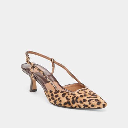Odela Dk Leopard Calf Hair Heels Dolce Vita