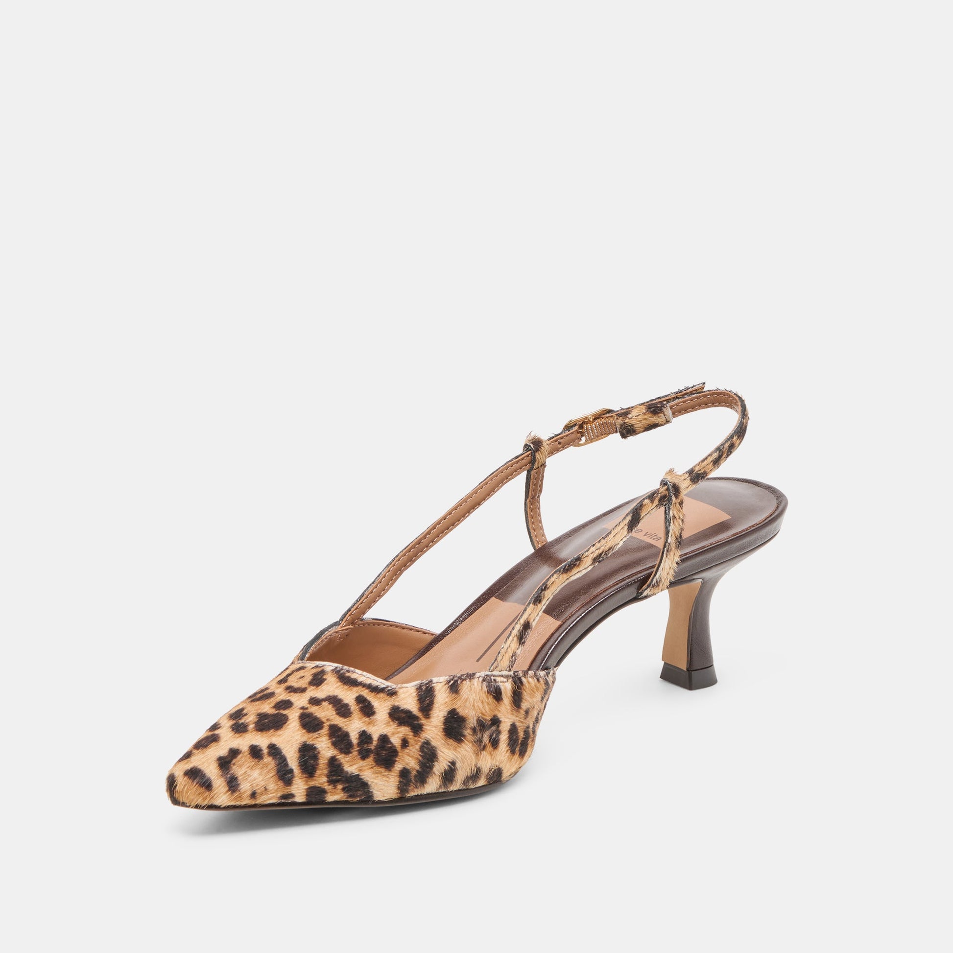 Odela Dk Leopard Calf Hair Heels Dolce Vita