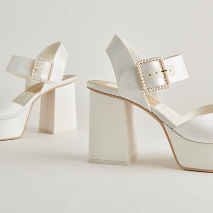 Bobby Pearl White Pearl Heels Dolce Vita