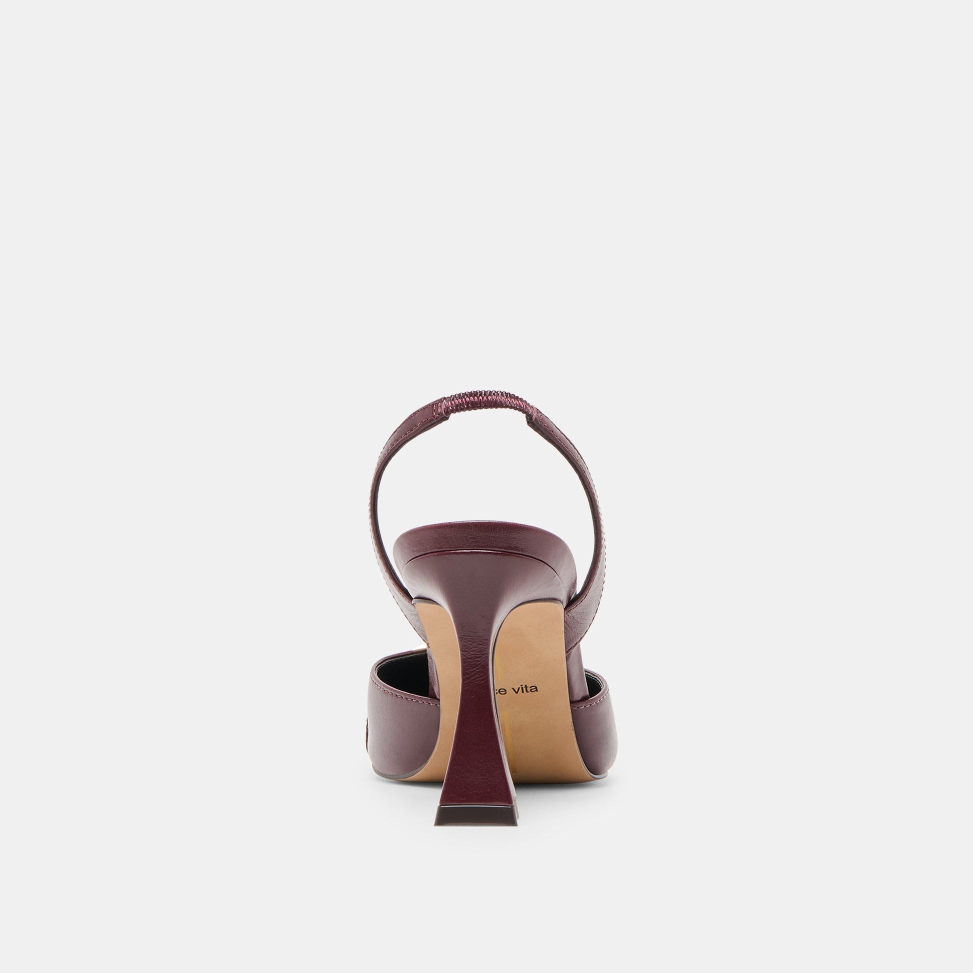 Malik Cranberry Crinkle Patent Heels Dolce Vita
