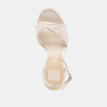 Pandor White Tulle Heels Dolce Vita