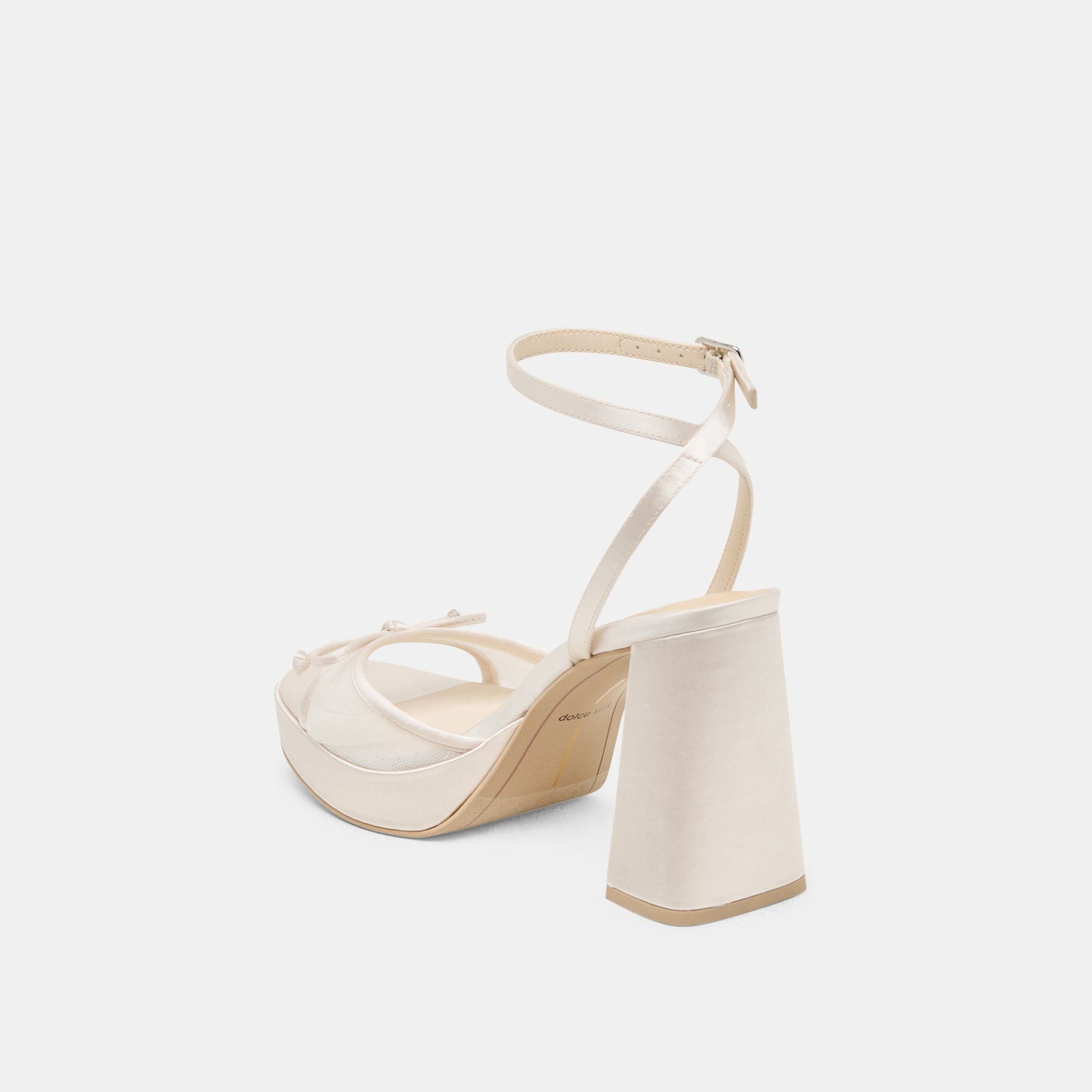 Pandor White Tulle Heels Dolce Vita
