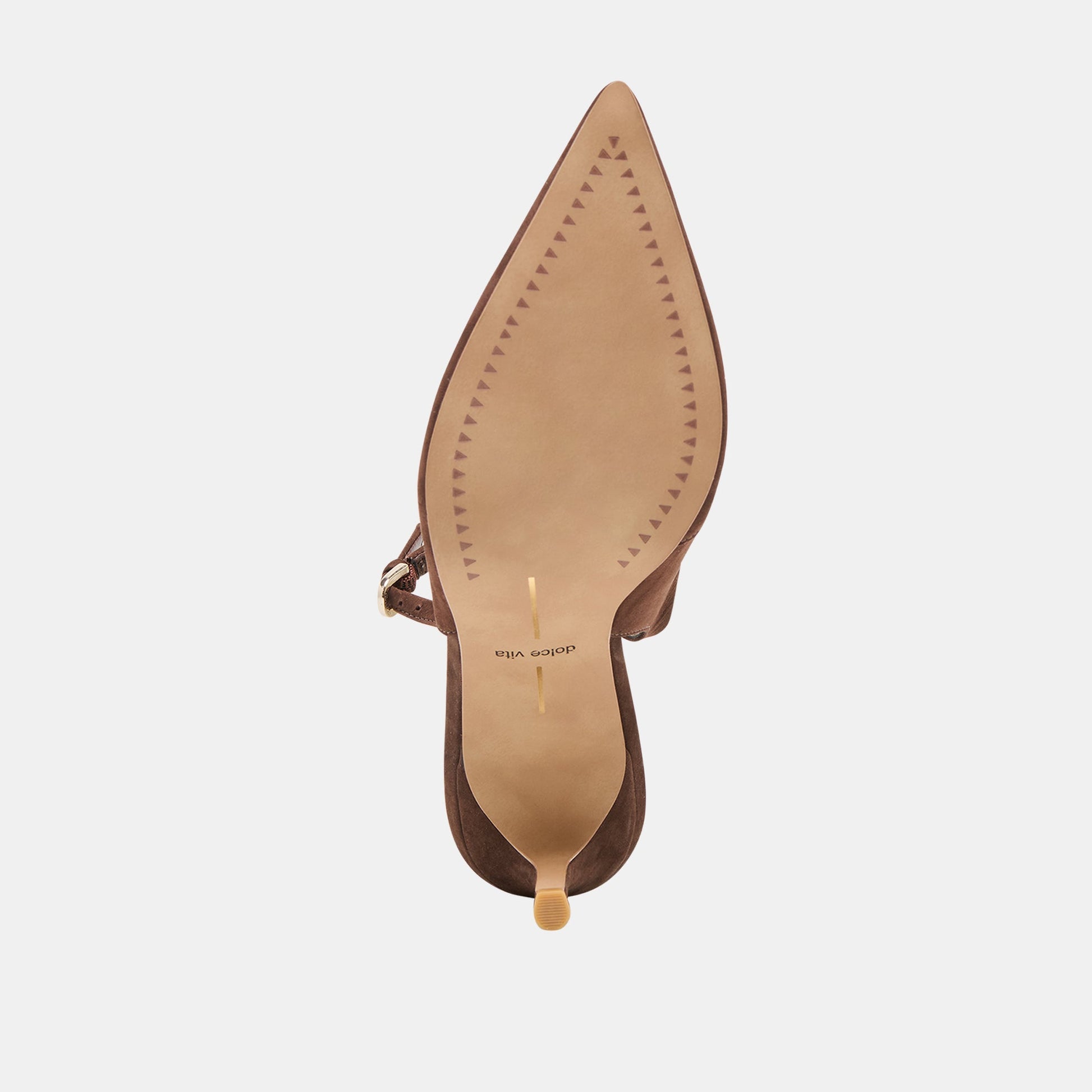 Elasi Dk Brown Nubuck Heels Dolce Vita