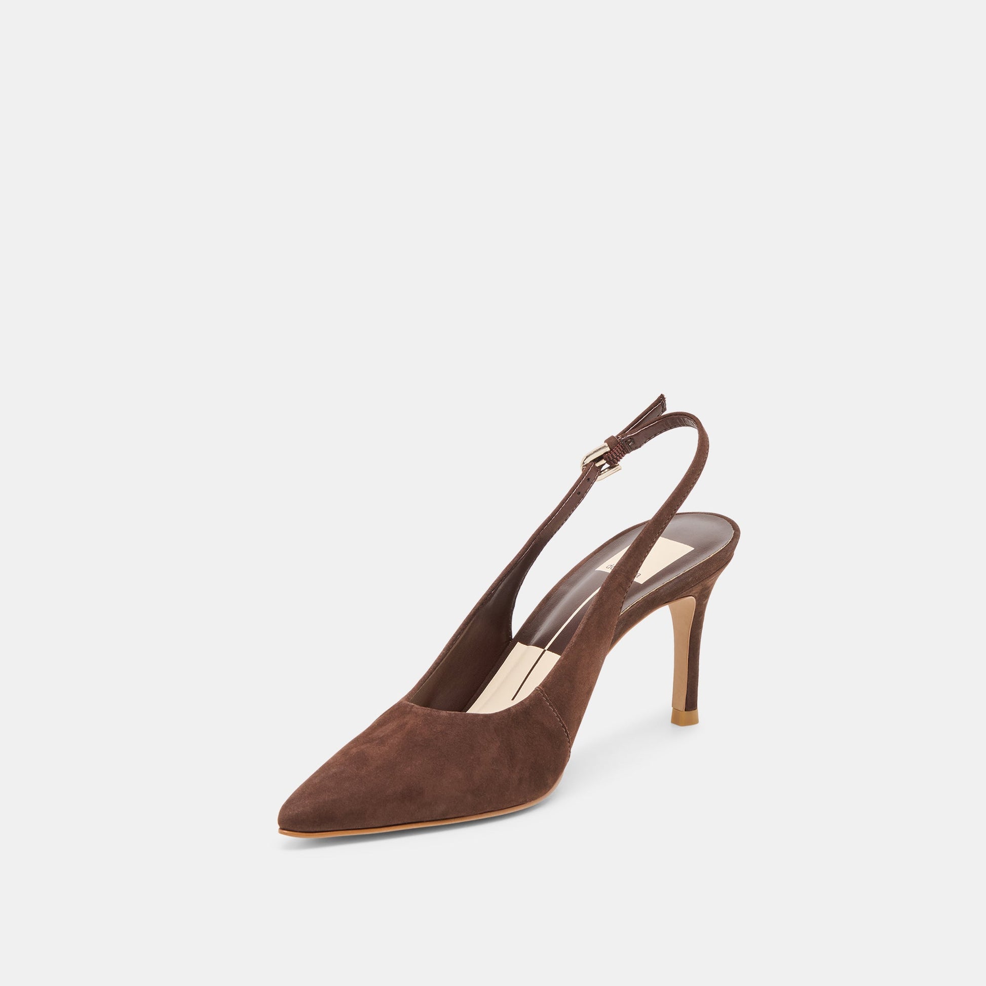 Elasi Dk Brown Nubuck Heels Dolce Vita