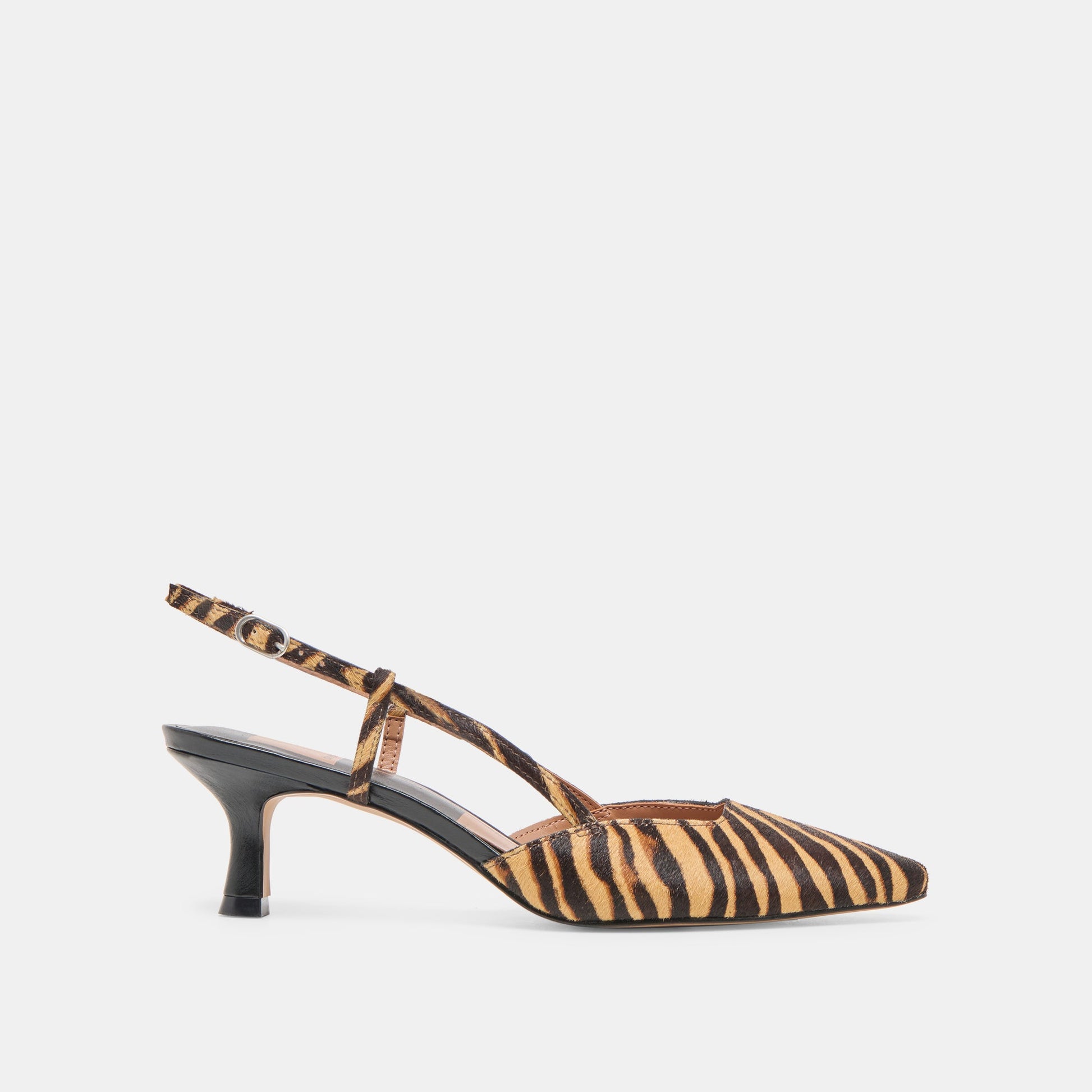 Odela Tiger Calf Hair Heels Dolce Vita