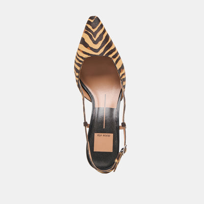 Odela Tiger Calf Hair Heels Dolce Vita