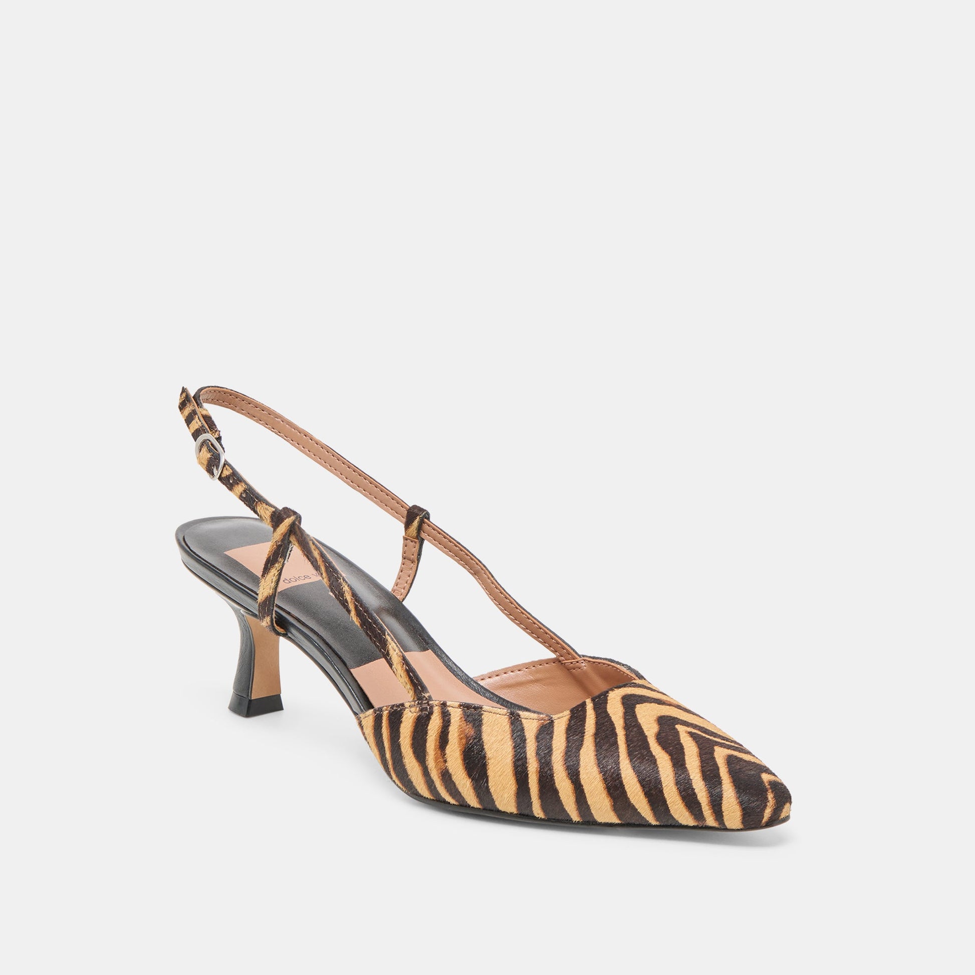 Odela Tiger Calf Hair Heels Dolce Vita