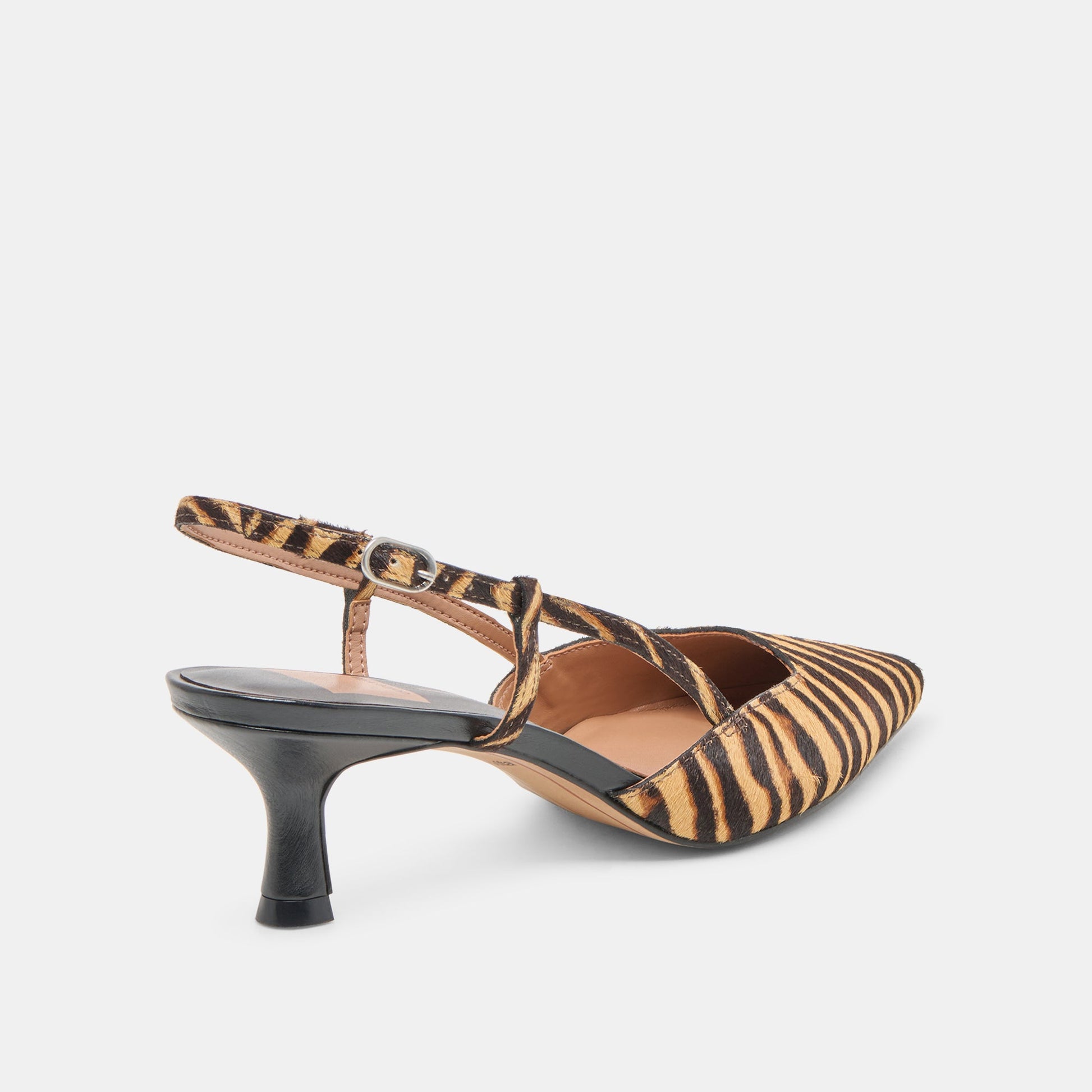 Odela Tiger Calf Hair Heels Dolce Vita