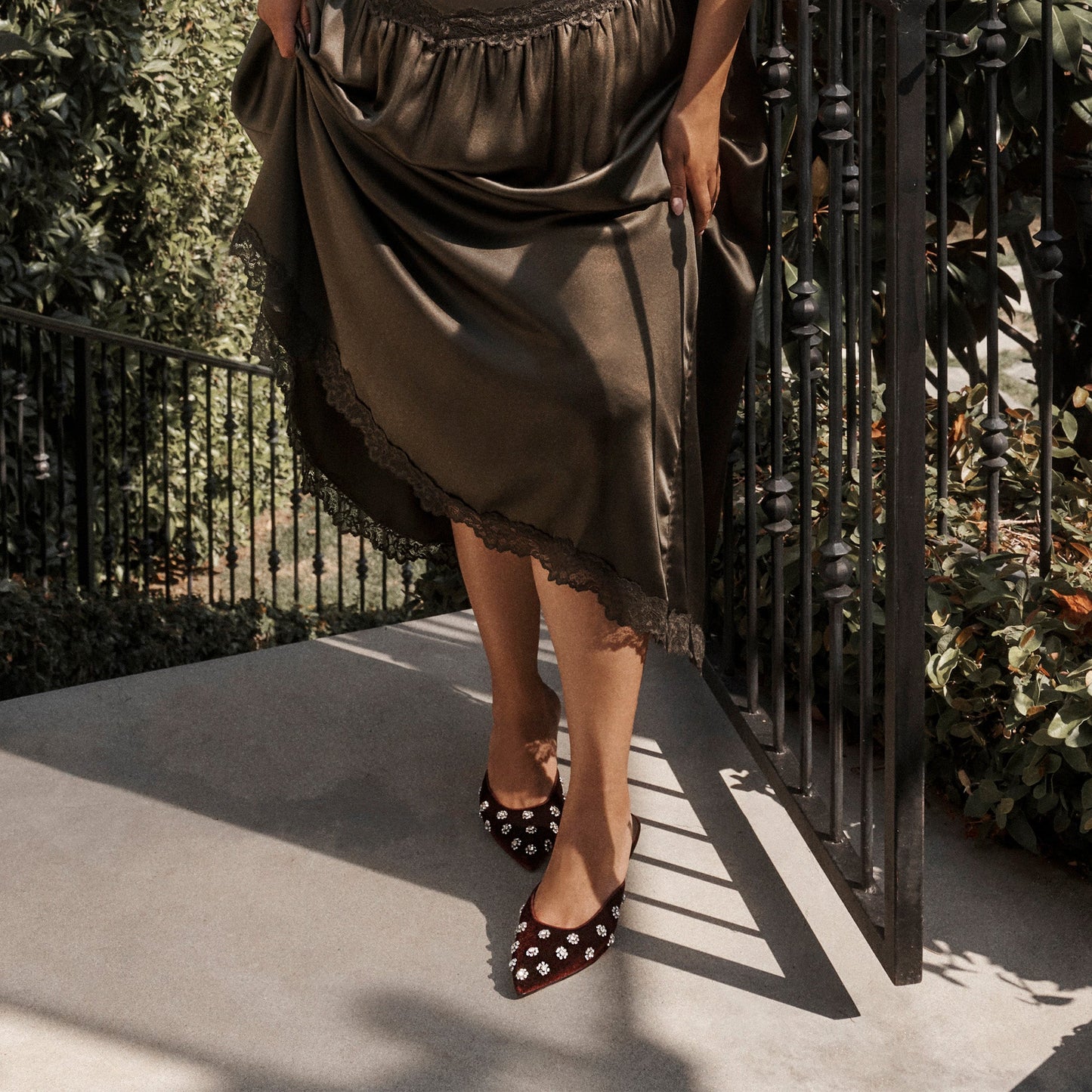 Clara Bordeaux Velvet Heels Dolce Vita