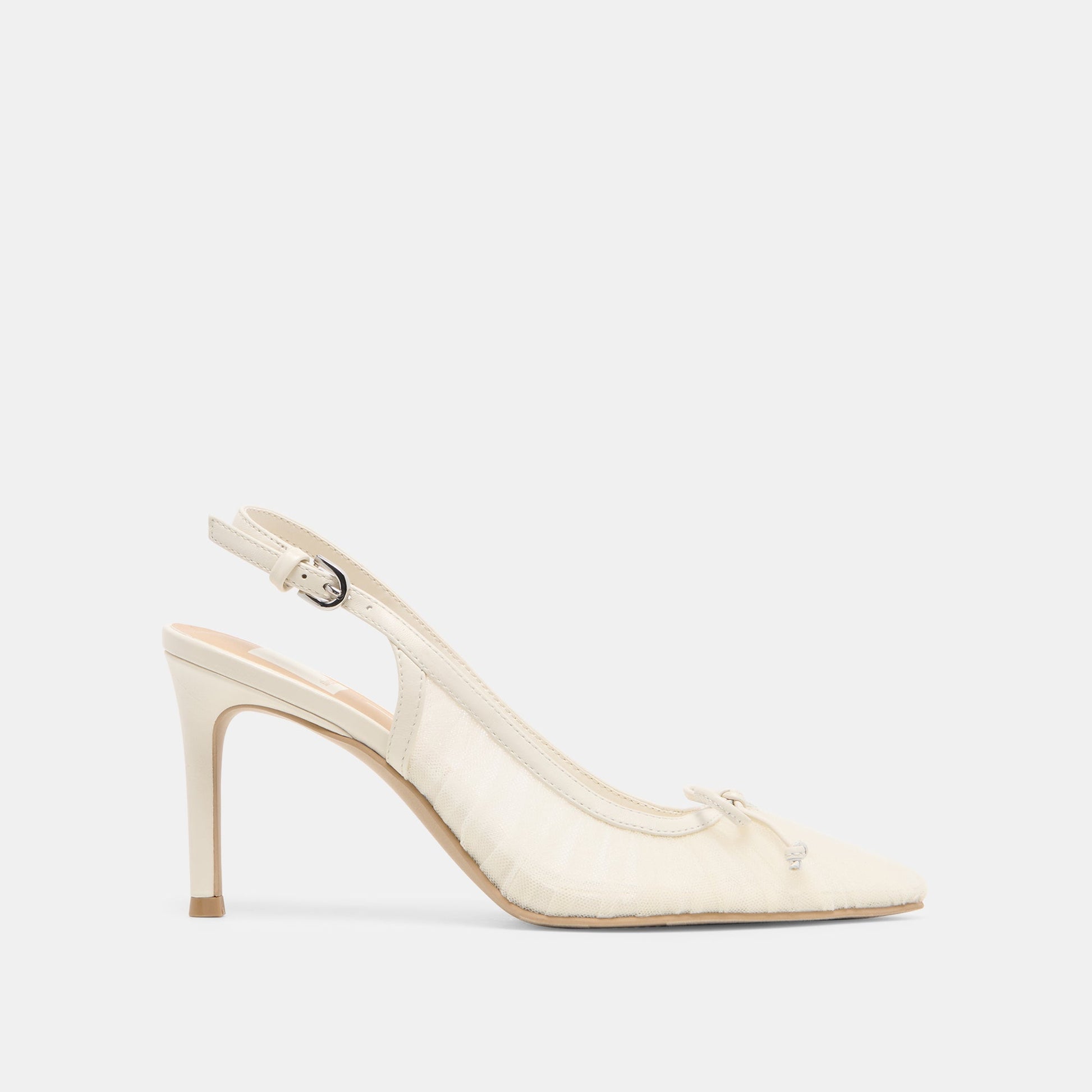 Yela White Tulle Heels Dolce Vita