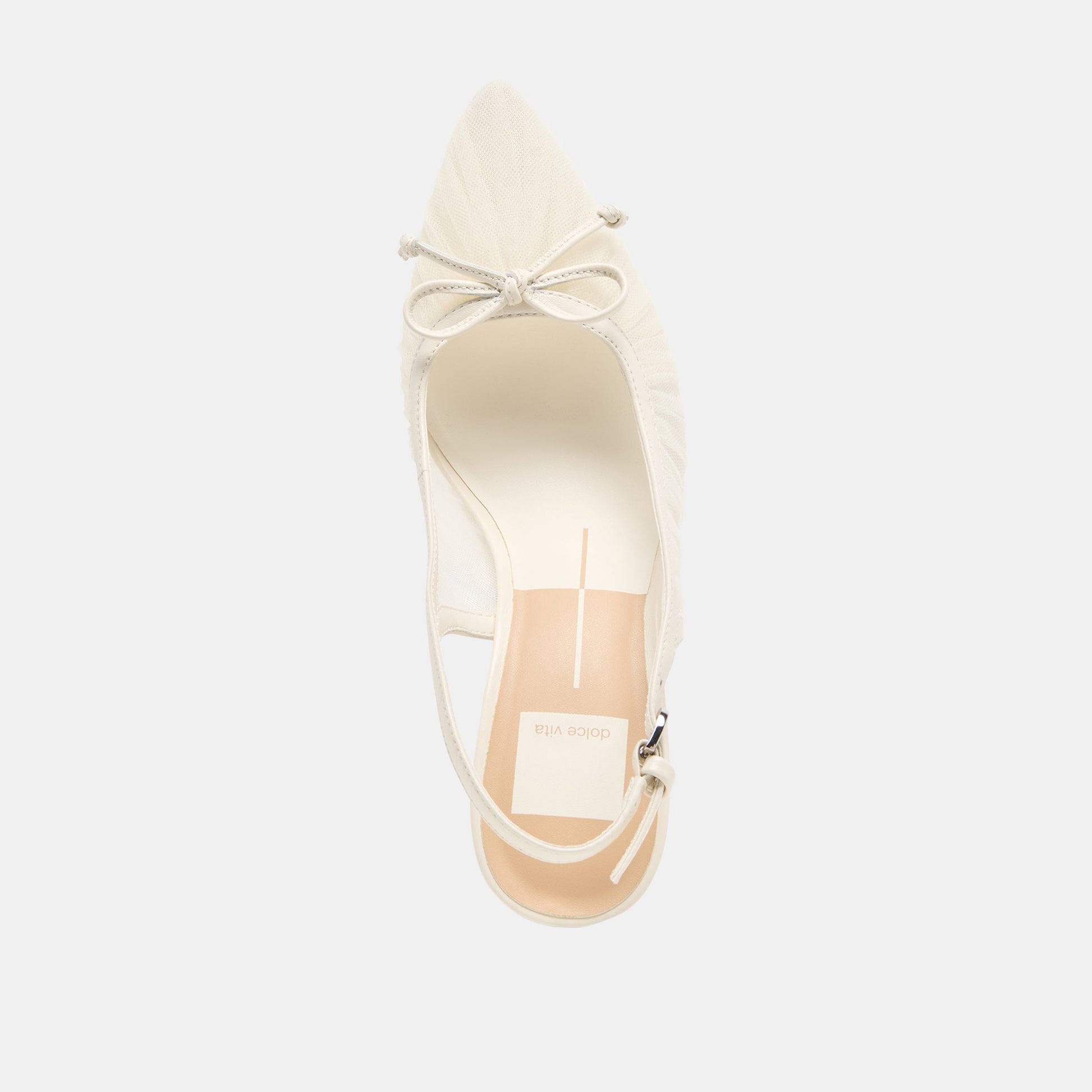 Yela White Tulle Heels Dolce Vita