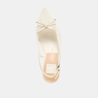 Yela White Tulle Heels Dolce Vita
