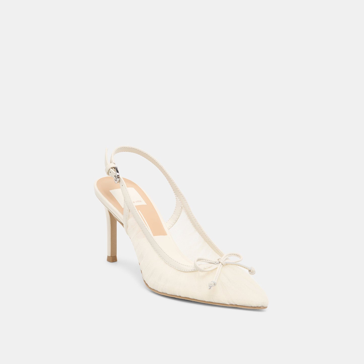 Yela White Tulle Heels Dolce Vita