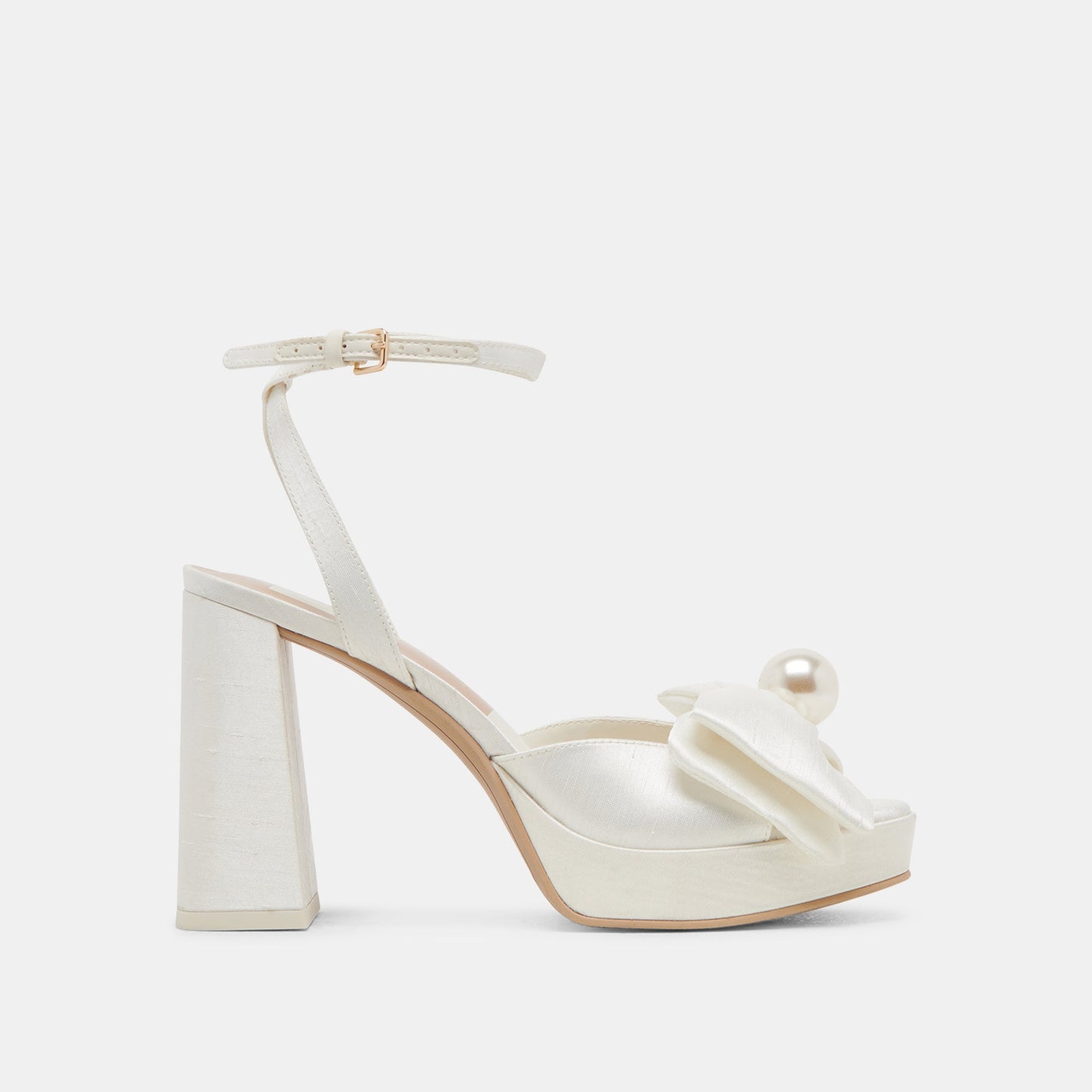 PATTON HEELS IVORY SATIN Dolce Vita