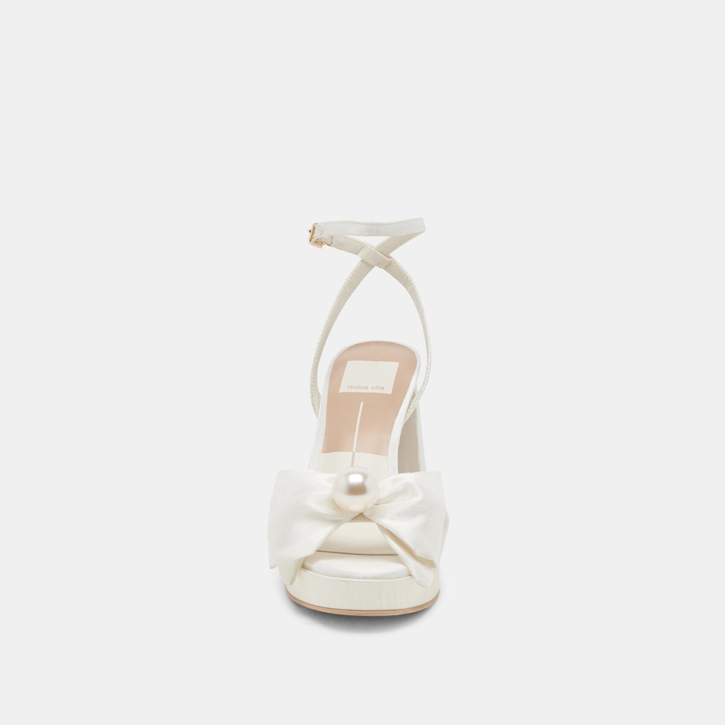 PATTON HEELS IVORY SATIN Dolce Vita