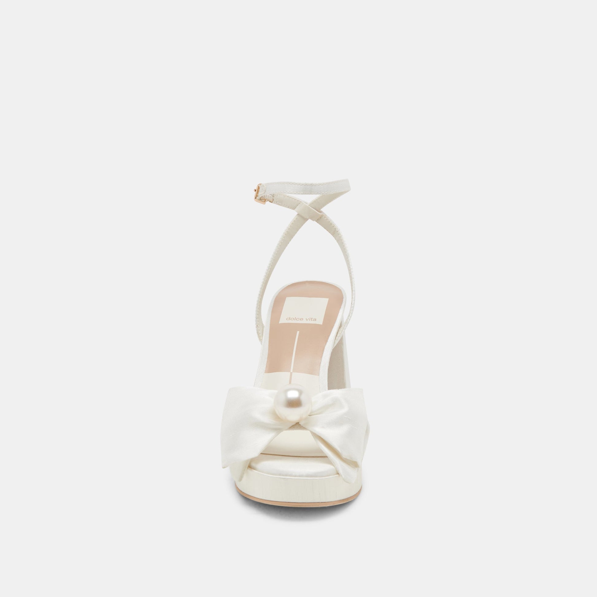 PATTON HEELS IVORY SATIN Dolce Vita