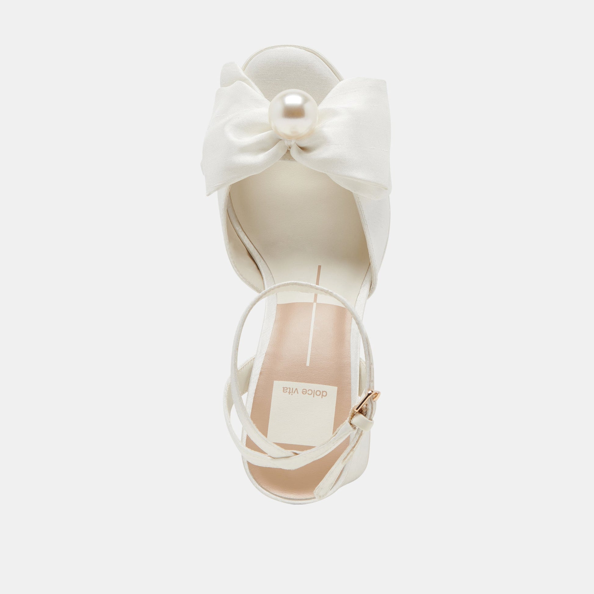 PATTON HEELS IVORY SATIN Dolce Vita