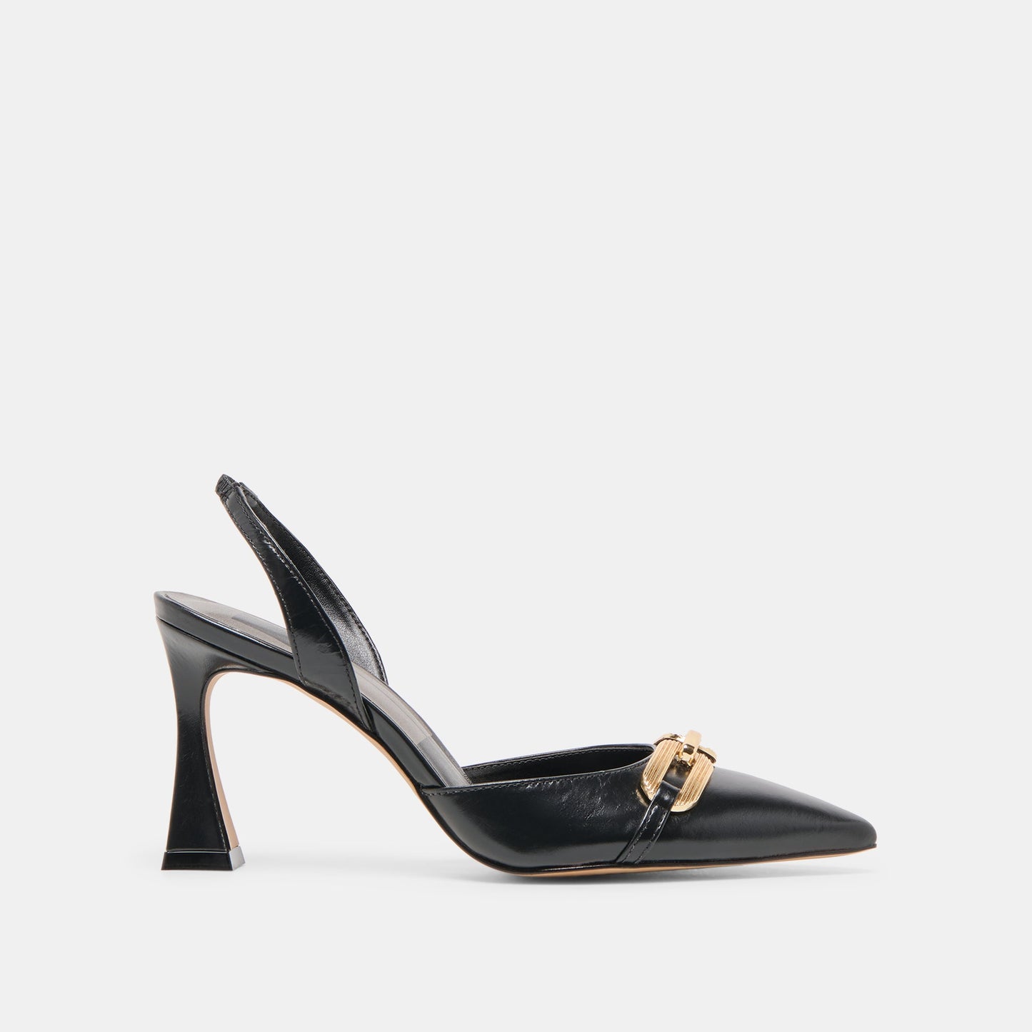 Malik Midnight Crinkle Patent Heels Dolce Vita