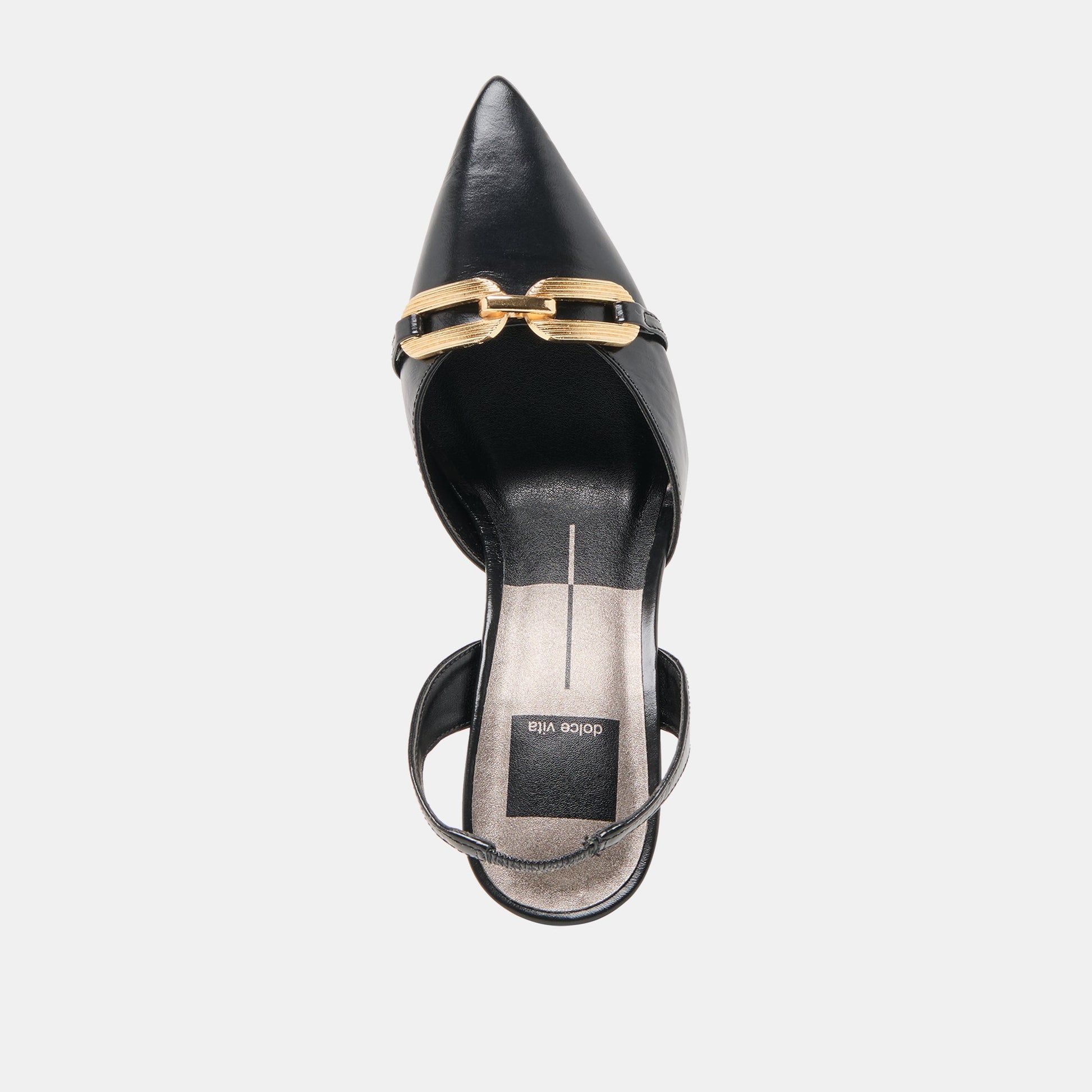 Malik Midnight Crinkle Patent Heels Dolce Vita
