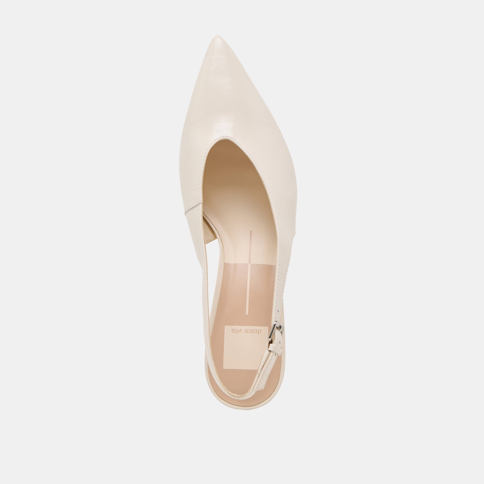 ALENNA HEELS BONE CRINKLE PATENT Dolce Vita