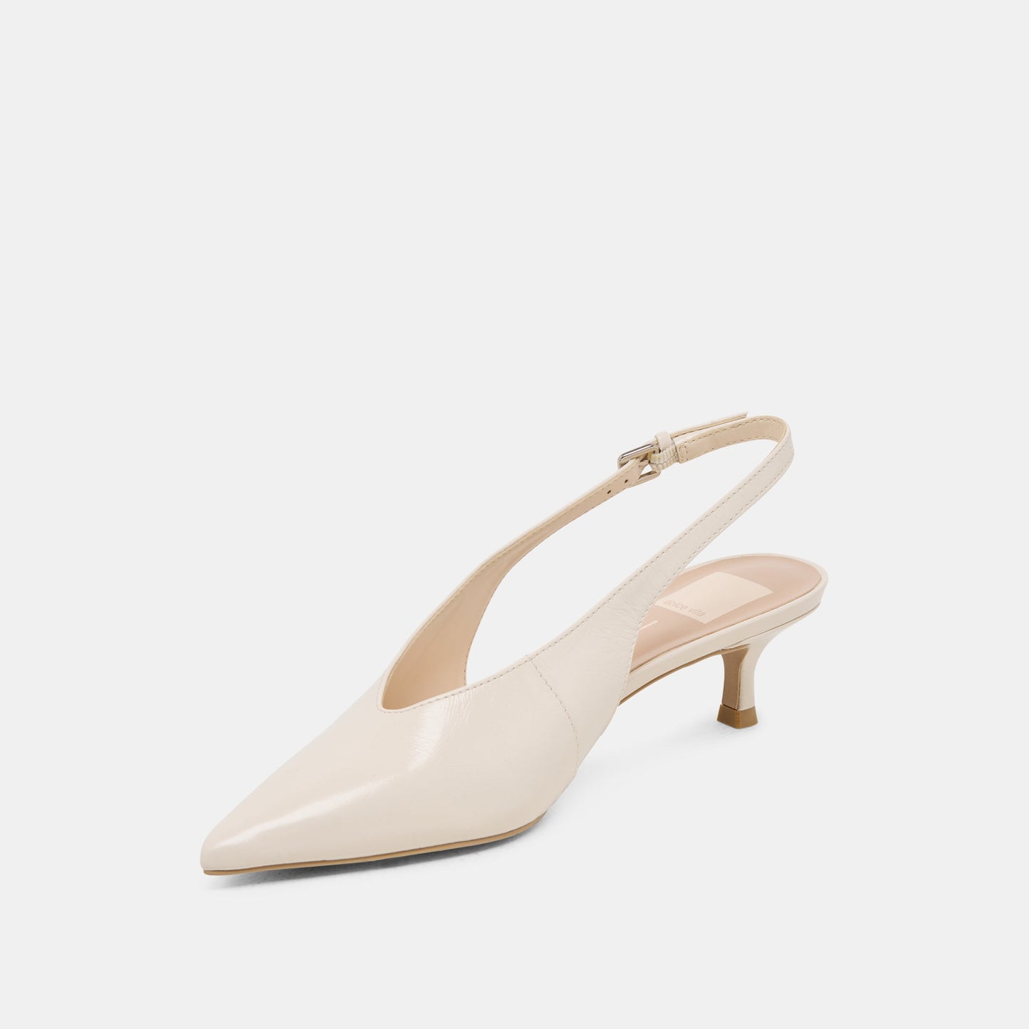 ALENNA HEELS BONE CRINKLE PATENT Dolce Vita