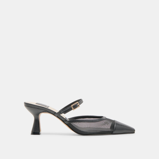 Loyd Onyx Mesh Heels Dolce Vita