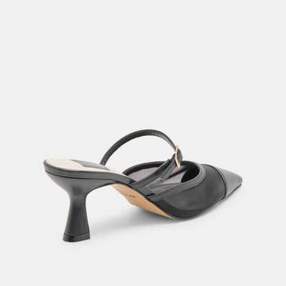 Loyd Onyx Mesh Heels Dolce Vita