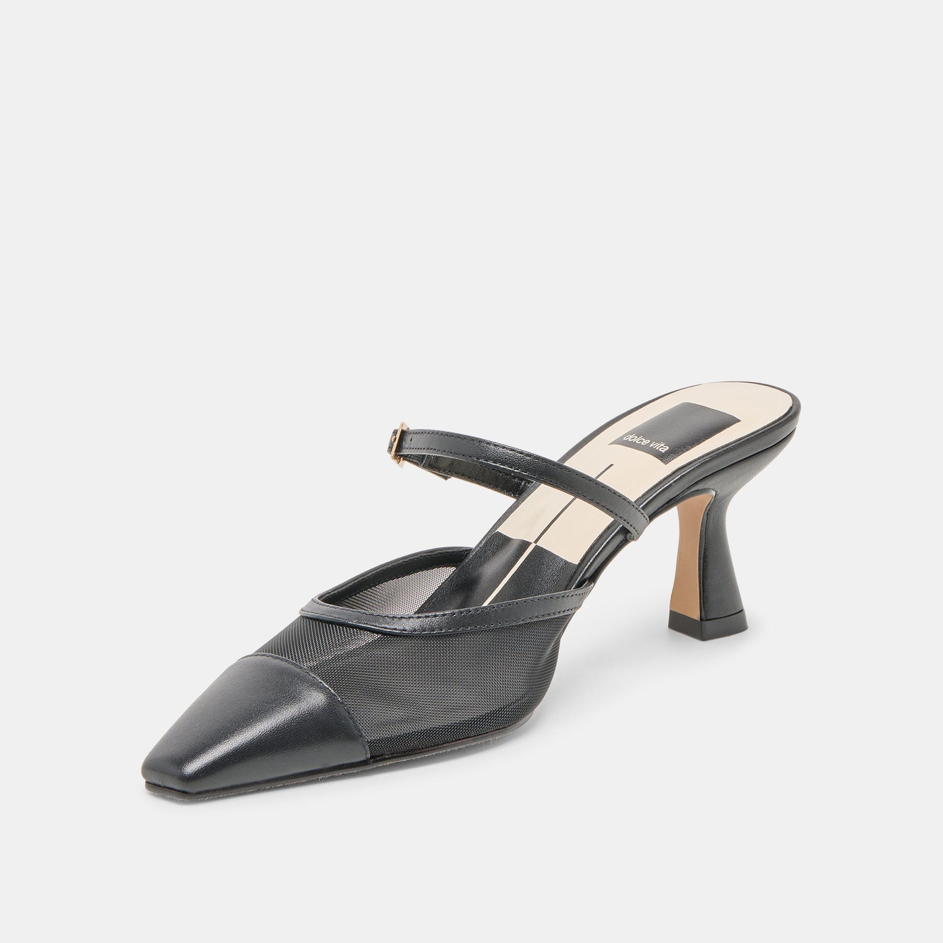 Loyd Onyx Mesh Heels Dolce Vita