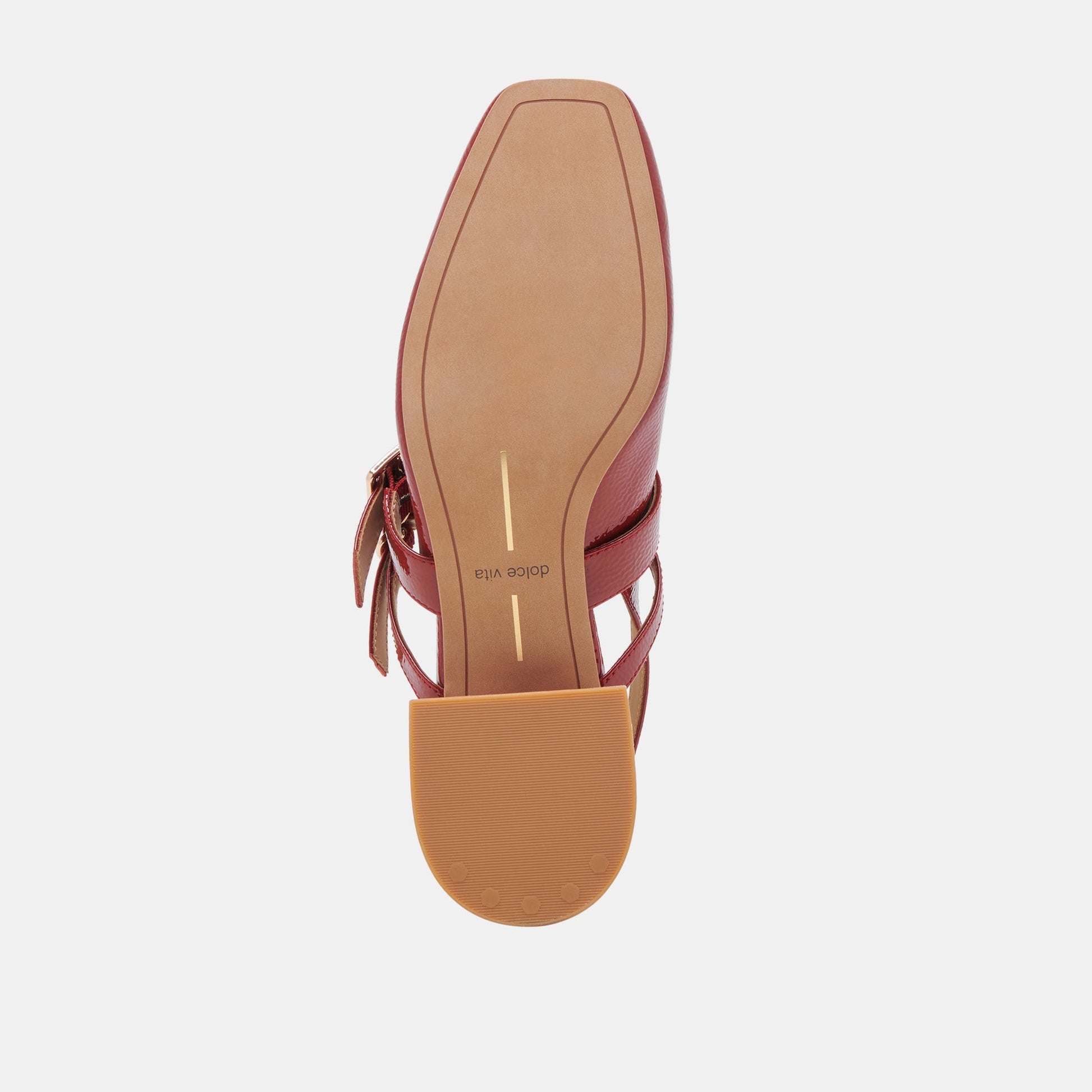 PATZY HEELS CRIMSON CRINKLE PATENT LEATHER Dolce Vita