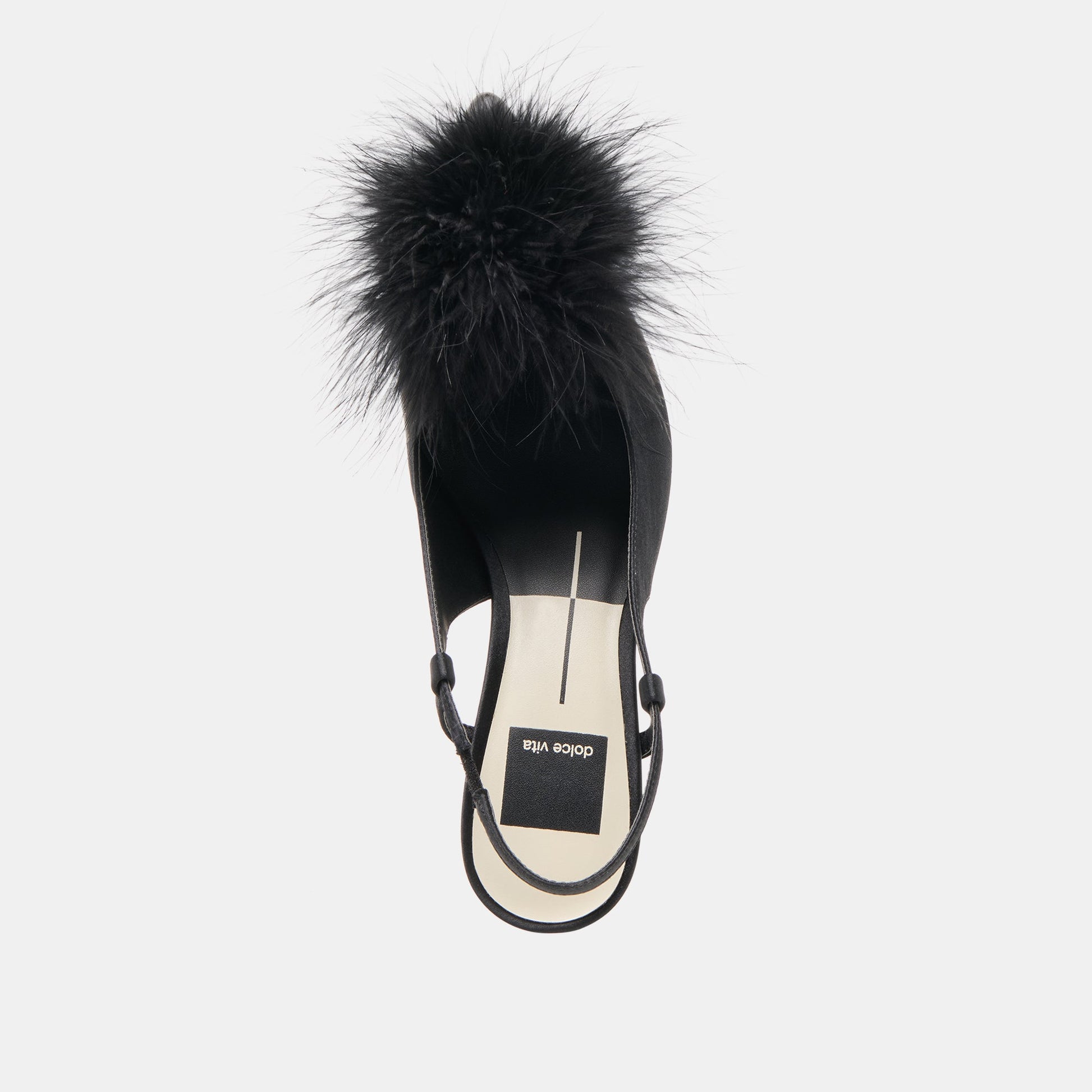 Kamy Onyx Satin Heels Dolce Vita