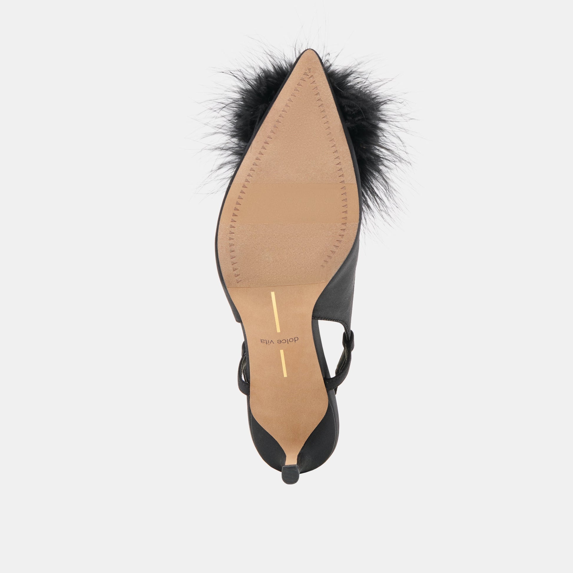 Kamy Onyx Satin Heels Dolce Vita