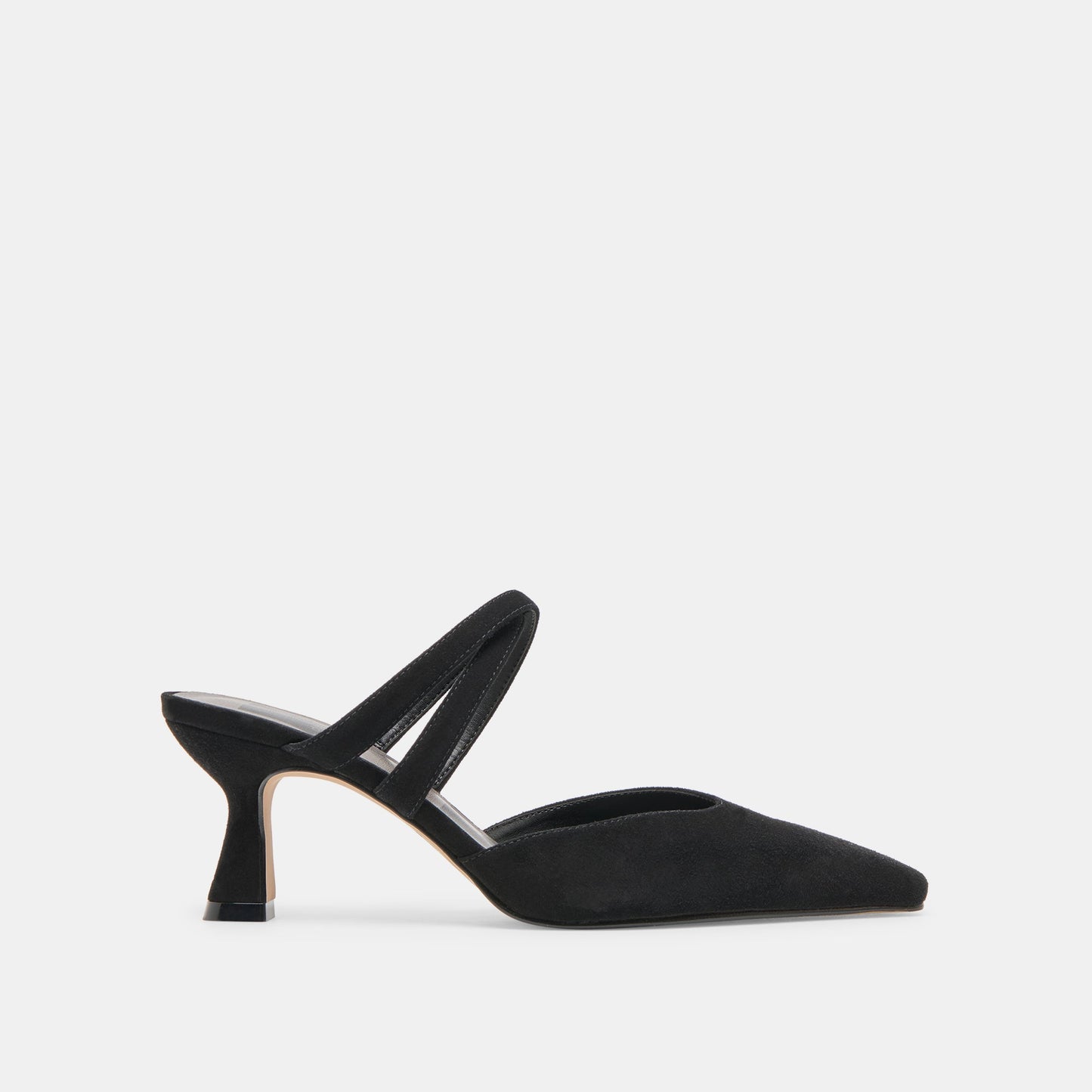 Linore Onyx Suede Heels Dolce Vita