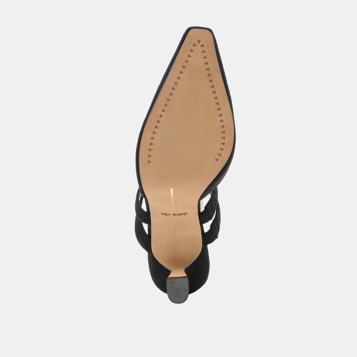 Linore Onyx Suede Heels Dolce Vita