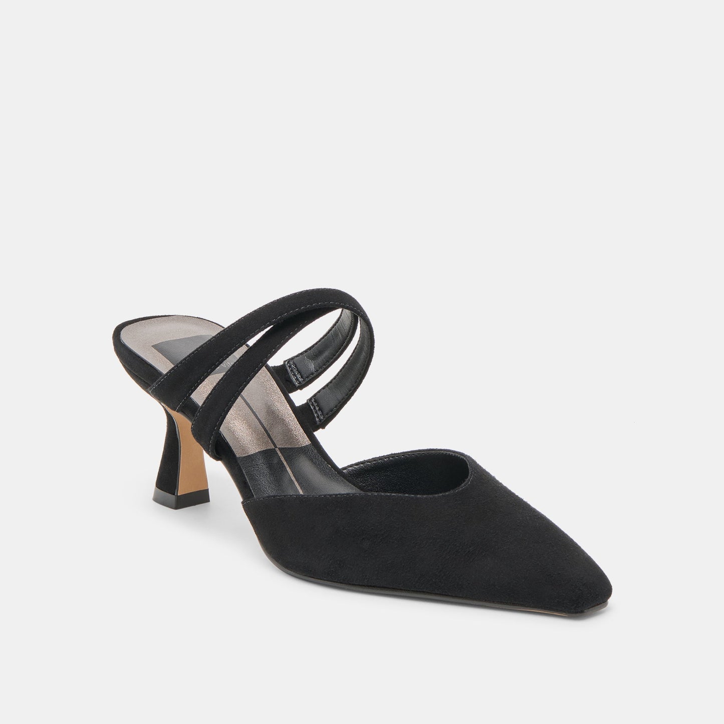 Linore Onyx Suede Heels Dolce Vita