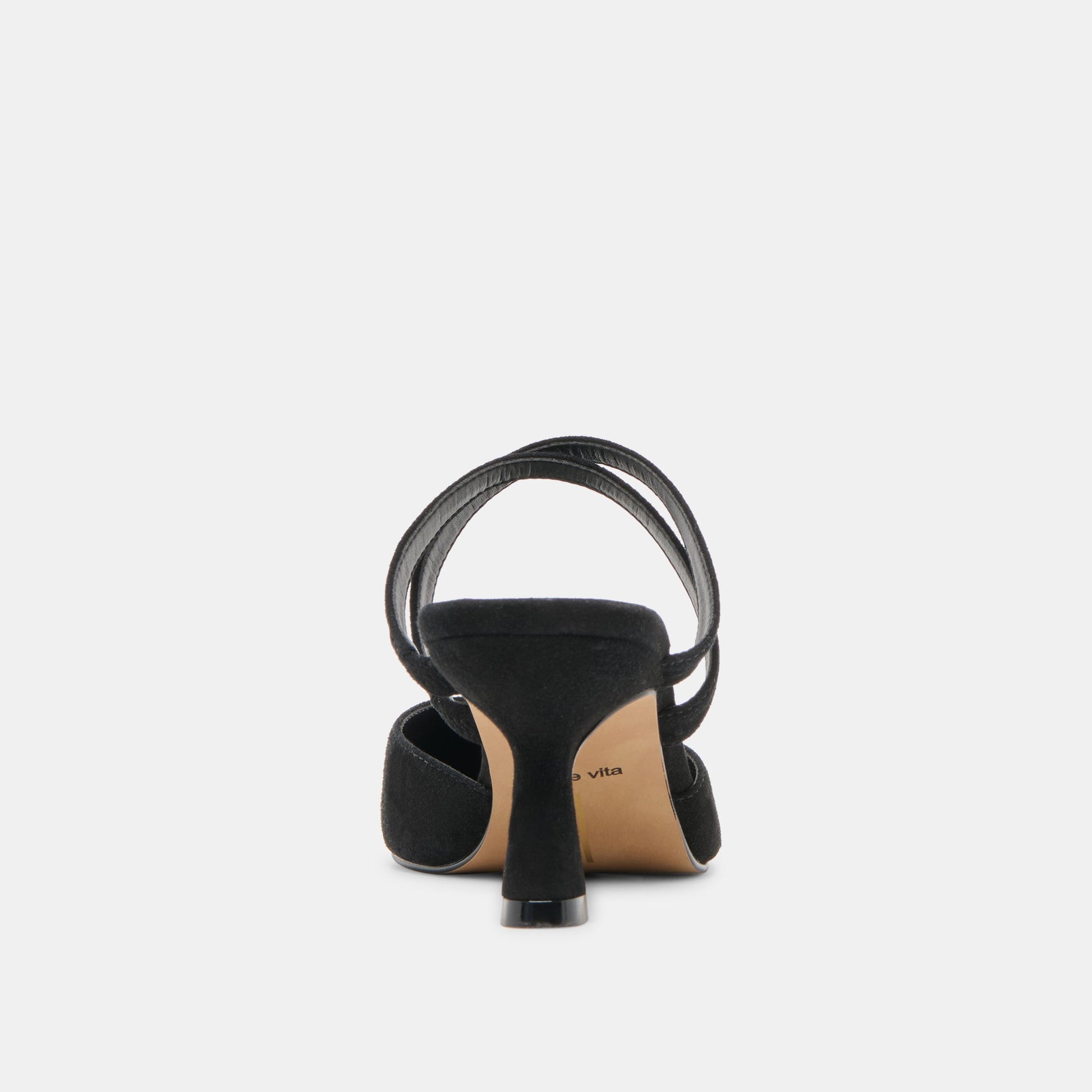 Linore Onyx Suede Heels Dolce Vita