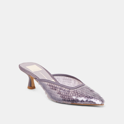 Cleo Smoke Sequin Heels Dolce Vita