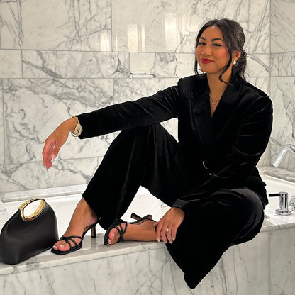 MANJI HEELS MIDNIGHT PATENT LEATHER Dolce Vita