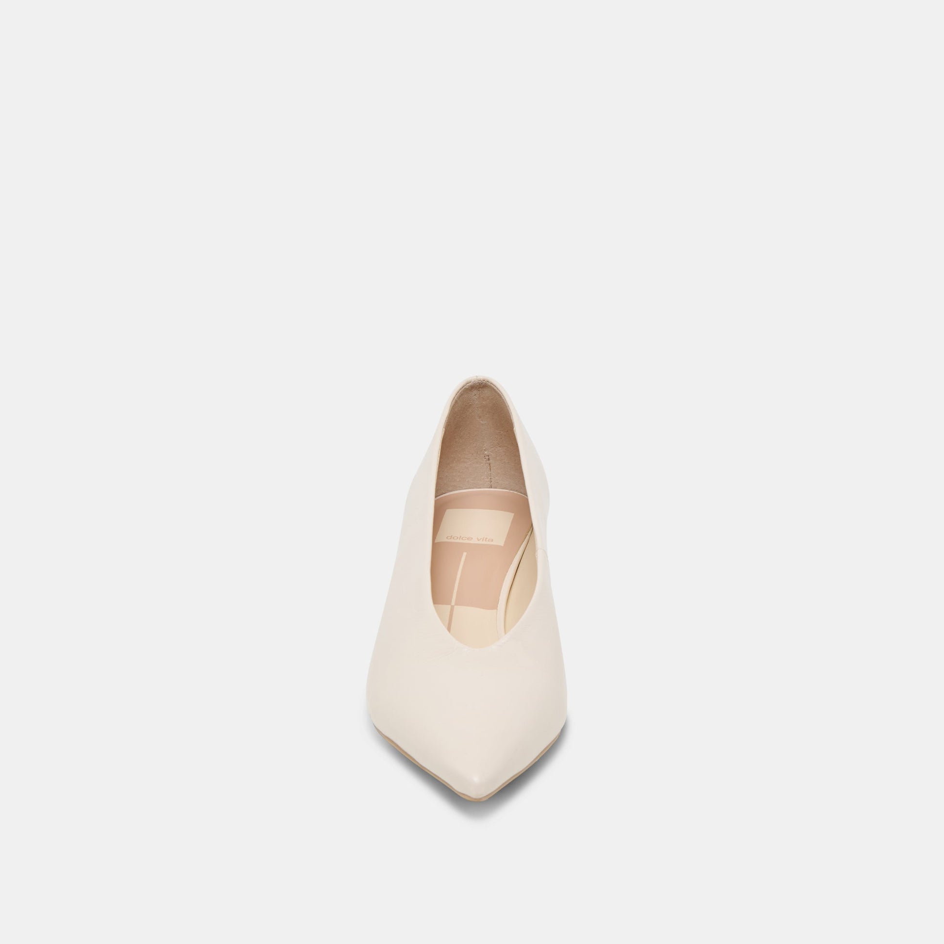 ALWYN HEELS BONE CRINKLE PATENT Dolce Vita