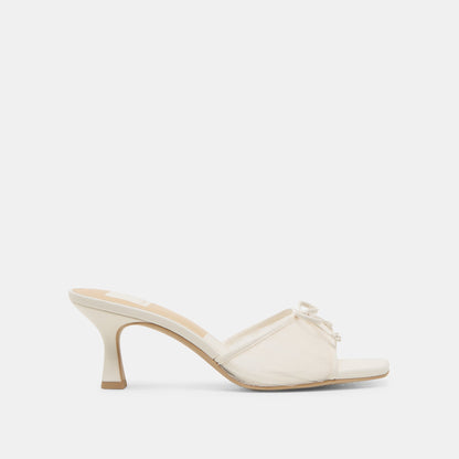 Galen White Tulle Heels Dolce Vita