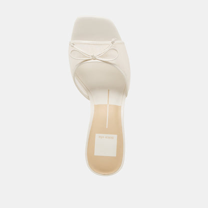 Galen White Tulle Heels Dolce Vita