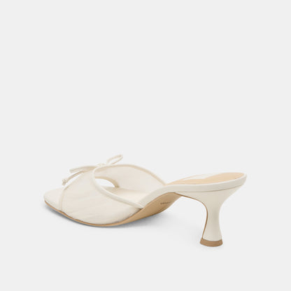 Galen White Tulle Heels Dolce Vita