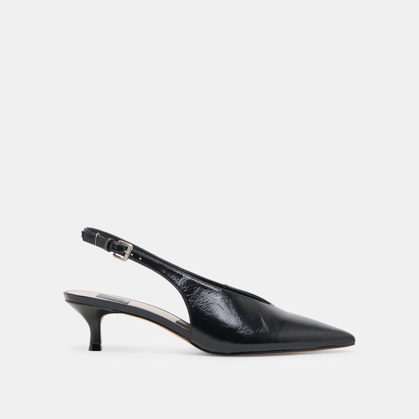 ALENNA HEELS MIDNIGHT CRINKLE PATENT Dolce Vita
