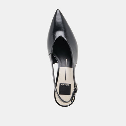 ALENNA HEELS MIDNIGHT CRINKLE PATENT Dolce Vita