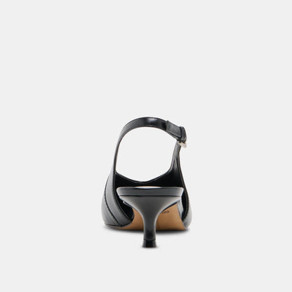 ALENNA HEELS MIDNIGHT CRINKLE PATENT Dolce Vita