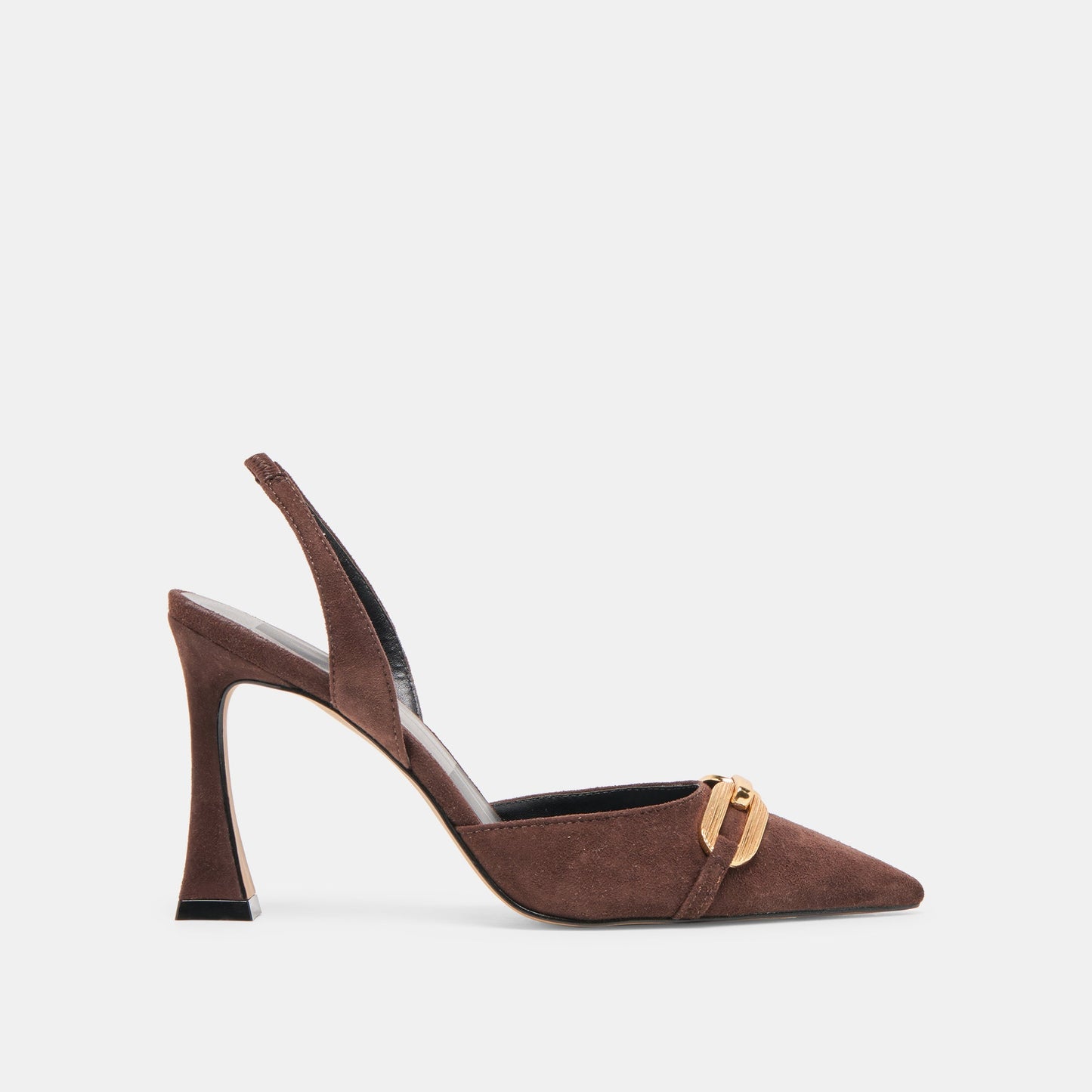Malik Mahogany Nubuck Heels Dolce Vita