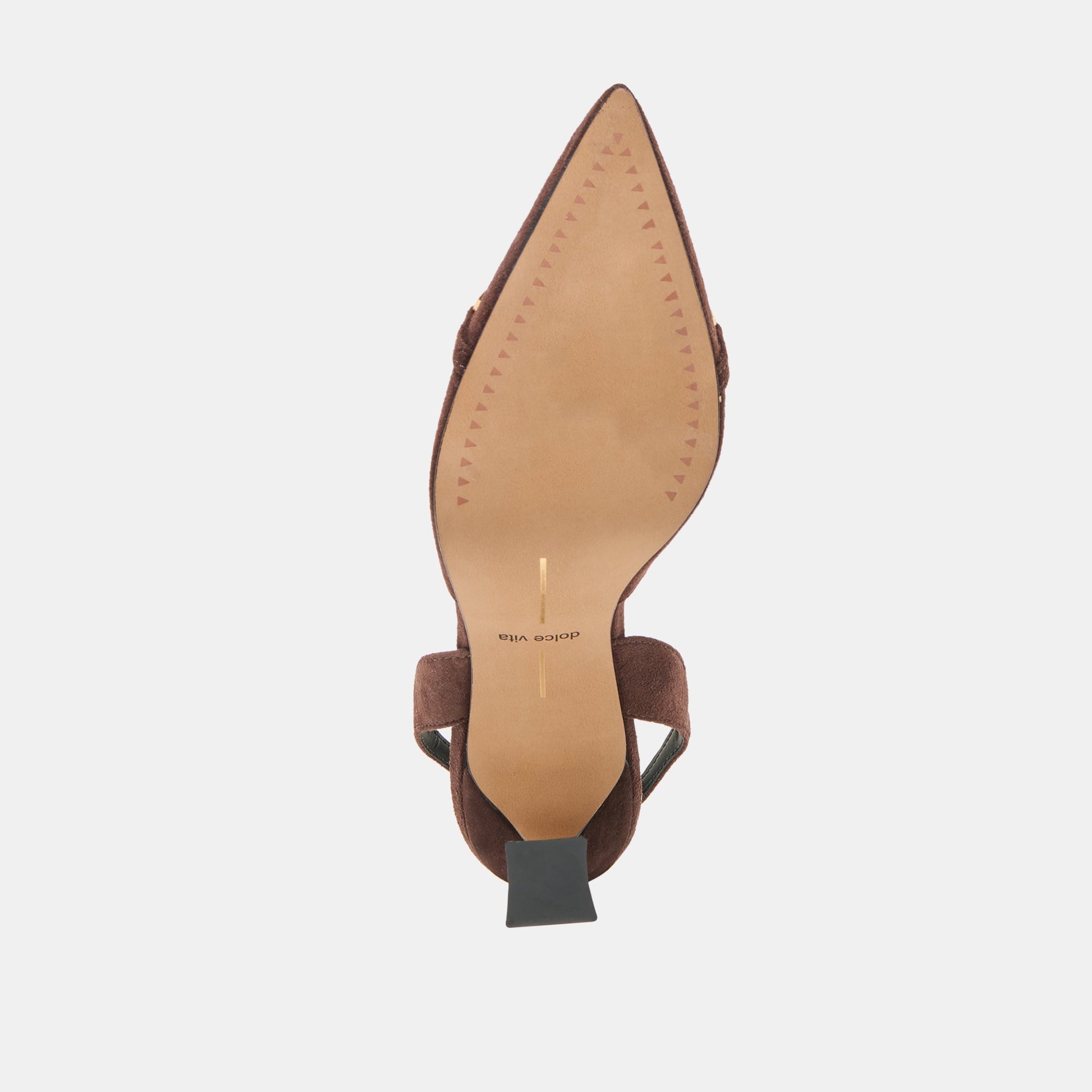 Malik Mahogany Nubuck Heels Dolce Vita